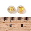 Luminous Transparent Acrylic Beads OACR-P037-01B-F-4