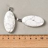 Natural Howlite Pendants GG-CBACB71-01P-19-3