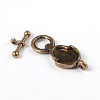 Tibetan Style Alloy Toggle Clasps X-TIBE-ZN1212-AG-NR-2