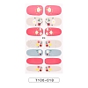 Full Cover Strawberry Flower Nail Stickers MRMJ-T100-018-2