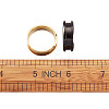 Stainless Steel Grooved Finger Ring Settings MAK-TA0001-05-22