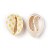 Printed Cowrie Shell Beads SHEL-X0004-02-3