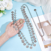 1Pc Tibetan Style Alloy Coin Tassel Waist Belly Chains for Women AJEW-GF0015-06AS-3