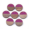 Resin & Walnut Wood Pendants RESI-S358-02E-11-1