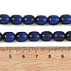 Dyed Imitation Tiger Eye Glass Beads Strands GLAA-H040-02A-4