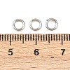 Tarnish Resistant 304 Stainless Steel Open Jump Rings STAS-J013-5x0.9mm-01-3