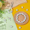 40Pcs Printed Round Silicone Focal Beads SIL-OC0001-24D-4