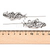 Octopus 316 Stainless Steel Ear Wrap Crawler Hook Earrings AJEW-C044-18AS-5