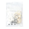 16Pcs 201 Stainless Steel Huggie Hoop Earring Findings STAS-FS0002-27A-8