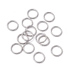 Non-Tarnish 304 Stainless Steel Open Jump Rings STAS-C040-01D-P-1