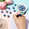 30Pcs Round Silicone Beads SIL-SZ0004-23B-7