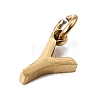304 Stainless Steel Charms SA-CBABF3F-01G-Y-2