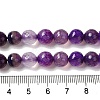 Dyed & Heated Natural Dragon Veins Agate Beads Strands G-P539-A01-18-5