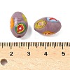 Handmade Millefiori Glass Beads LAMP-U004-02H-4