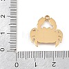 304 Stainless Steel Enamel Pendants SA-CBA8E58-03B-G-3