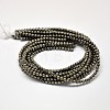 Natural Pyrite Round Beads Strands G-F197-10-8mm-4