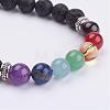 Natural Gemstone Braided Bracelets BJEW-JB02948-2