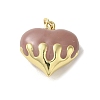 Rack Plating Brass Enamel Pendants KK-S366-05G-07-1