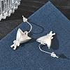 Bouquet Alloy Dangle & Drop Earrings AL-CBA4A23-01S-3