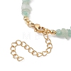 Natural Green Aventurine Chip Beaded Bracelets for Women BJEW-JB11742-07-4