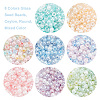   8 Bags 8 Colors Glass Seed Beads SEED-PH0001-64-4