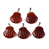 Natural Carnelian(Dyed & Heated) Pendants G-T138-208G-1