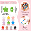  200Pcs 10 Colors Opaque Acrylic Beads OACR-TA0001-42-4