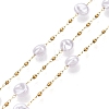 Handmade ABS Plastic Imitation Pearl Beads Chains CHS-T006-07G-1