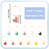 316 Surgical Stainless Steel Wine Glass Charms AJEW-AB00169-3