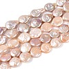 Natural Baroque Keshi Pearl Beads Strands PEAR-S018-02C-06-2