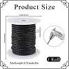 8M Braided Cowhide Leather Cord NWIR-3.0-02A-2