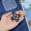 1Pc Tibetan Style Alloy Rhinestone Brooches JEWB-SP0001-16B-3
