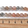 Natural Multi-Moonstone Beads Strands G-P322-43-6mm-6