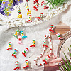 20Pcs 10 Colors Boot Baking Paint Glass Enamel Beads LAMP-TA0002-79-7
