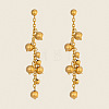 Women's 304 Stainless Steel Dangle Earrings JU0194-2
