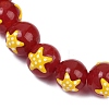 Round Handmade Lampwork Beads Strands LAMP-R004-01A-3