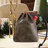 2Pcs Cowhide Jewelry Cosmetics Storage Bag ABAG-BBC0001-38B-7