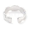 304 Stainless Steel Open Cuff Rings for Women RJEW-K273-14P-3