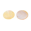 Natural Yellow Shell Pendants BSHE-T014-36A-2