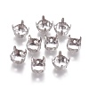 Non-Tarnish 316 Surgical Stainless Steel Sew on Prong Settings STAS-E470-01A-P-2