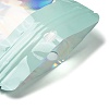 Rectangle Glitter Holographic PVC Zip Lock Bags ABAG-P011-01E-01-4