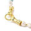 Natural Mixed Gemstone & Pearl Beaded Necklaces NJEW-G099-07G-2