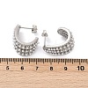 Brass Stud Earrings KK-U058-68P-5