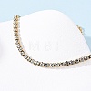 304 Stainless Steel Rhinestone Cup Chain Bracelets for Women BJEW-G753-01G-01-3