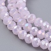 Electroplate Glass Beads Strands LS-EGLA-A034-P2mm-B12-3
