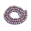 Electroplate Glass Beads Strands EGLA-A044-P6mm-A13-3