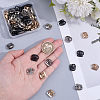 64Pcs 4 Colors Alloy Cord Locks FIND-ME0004-01A-3