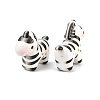 Printed Opaque Acrylic Beads AC-CBA15BB-04-2