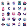 50Pcs Vinyl Self-Adhesive Cartoon Stickers PW-WG16796-01-2