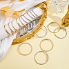 16Pcs 2 Colors 304 Stainless Steel Twist Rope Bangles for Women BJEW-ME0001-22-5